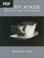 E-Book Kathy Acker Writing The Impossible | PDF | Modernism ...