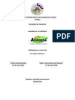 Informe de pasantía en AGROESA: Experiencia en la importación y distribución de insumos agropecuarios