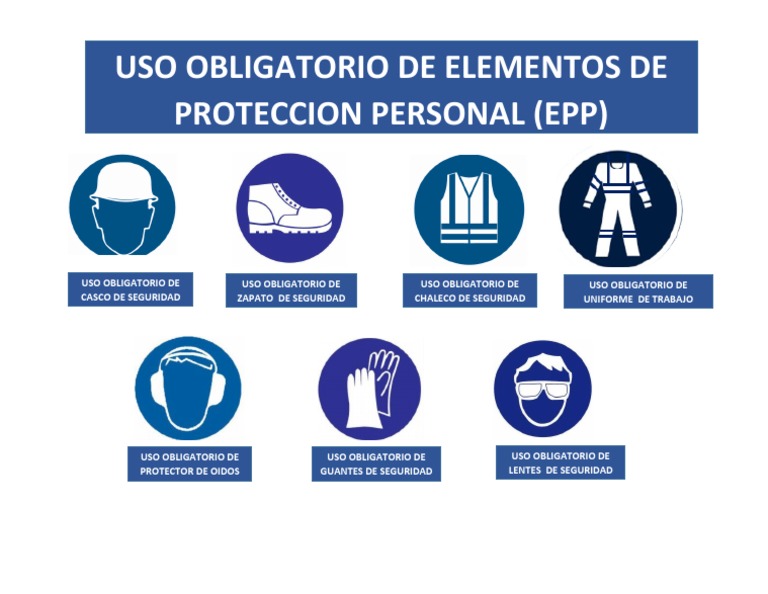 Uso Obligatorio de EPP en Construcción | PDF