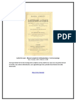 Ebook Lottin de Laval - Manuel Complet de Lottinoplastique
