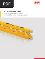 GT 24 Formwork Girder: The Versatile Lattice Girder With A High Load-Bearing Capacity