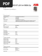 Caracteristicas Interruptor ABB