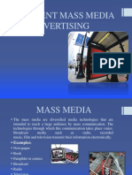 Advertising On Mass Media