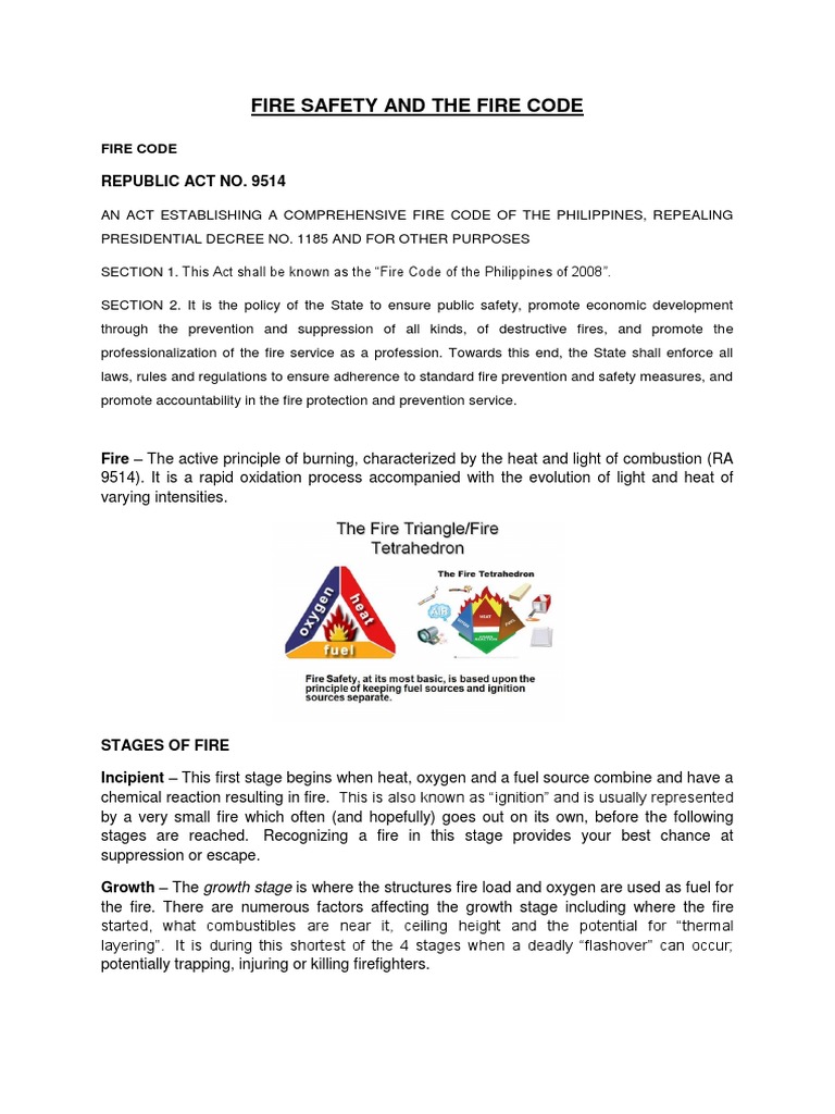 Fire Safety: Understanding the Fire Code | PDF | Occupational Hygiene ...