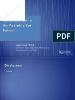 Pediatric Burn Rehabilitation