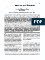 Conferences and Reviews: Cervical Spondylosis
