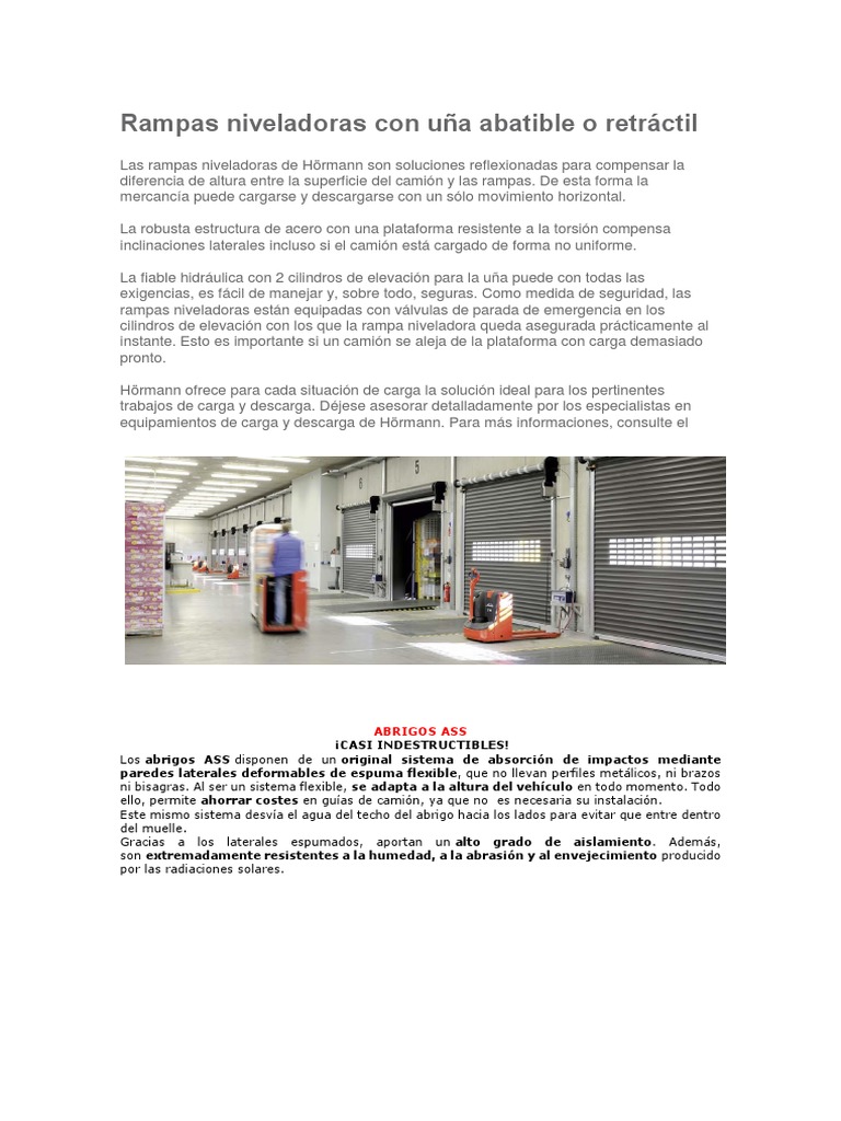 Rampas | PDF | Camión | Hidráulica