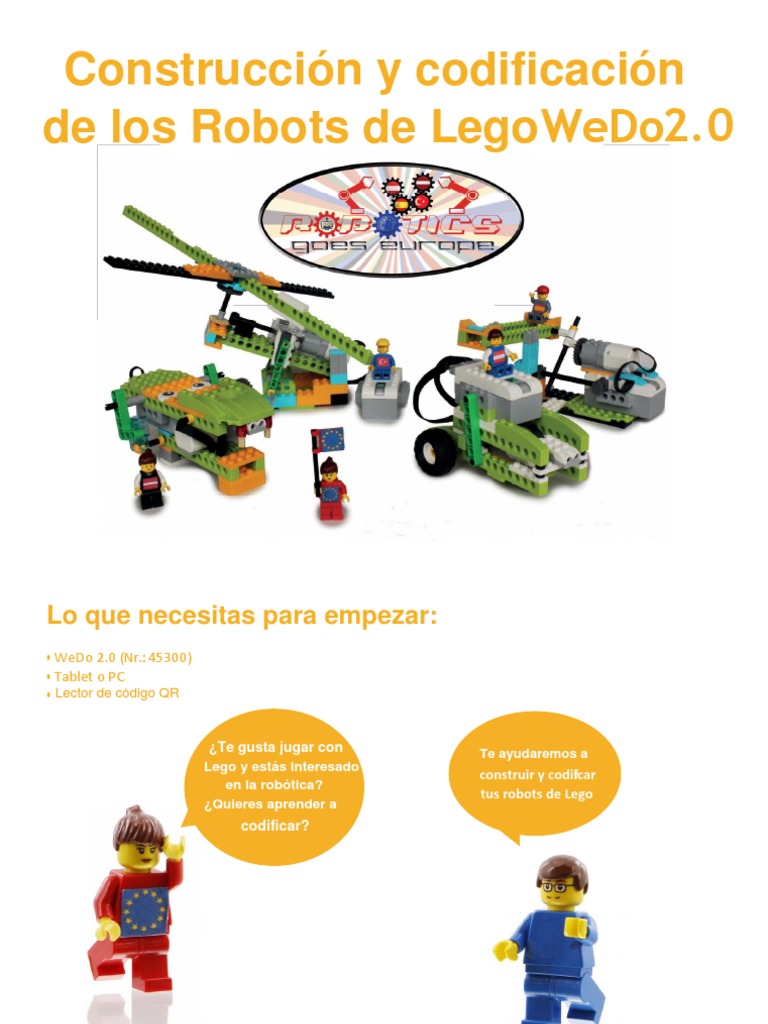 Manual Lego We Do | PDF | Robot | Robótica