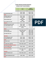 Jadwal Dokter Regristrasi