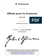 Schumann Album Pour La Jeunesse Sans Doigtes PDF
