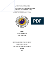 LAPORAN KERJA PRAKTEK SISTEM PENGELASAN PIPA DENGAN METODE SUBMERGED ARC WELDING (SAW