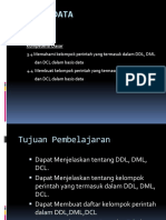 Basis Data 3.4 DDL, DML, DCL