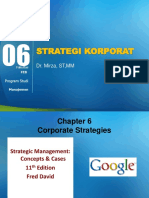 Pertemuan 6 Strategi Korporat