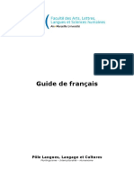 Guide de Francais Pllc