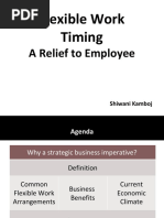 Flexible Work Timing: A Relief To Employee