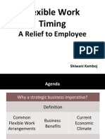 Flexible Work Timing: A Relief To Employee