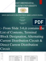 Pandit Deendayal Petroleum University: Dpsp-Distance Protection Simulation Panel