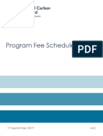 Program Fee Schedule v4.0