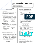 Boletín Física Hidrostática