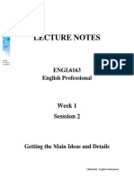LN01-ENGL6163-Getting The Main Ideas and Details PDF
