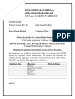 Walsons Services PVT LTD v. Kudos Chemie Limited