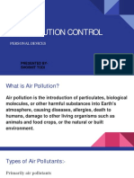 Air Pollution Control: Personal Devices