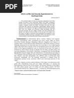 Ethnic Conflict and Security Apprehension in Northeast India
