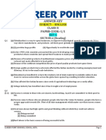 Answer-Key Subject: - English Class-X PAPER-CODE:-1/1 SET-1: SECTION-A (Reading)