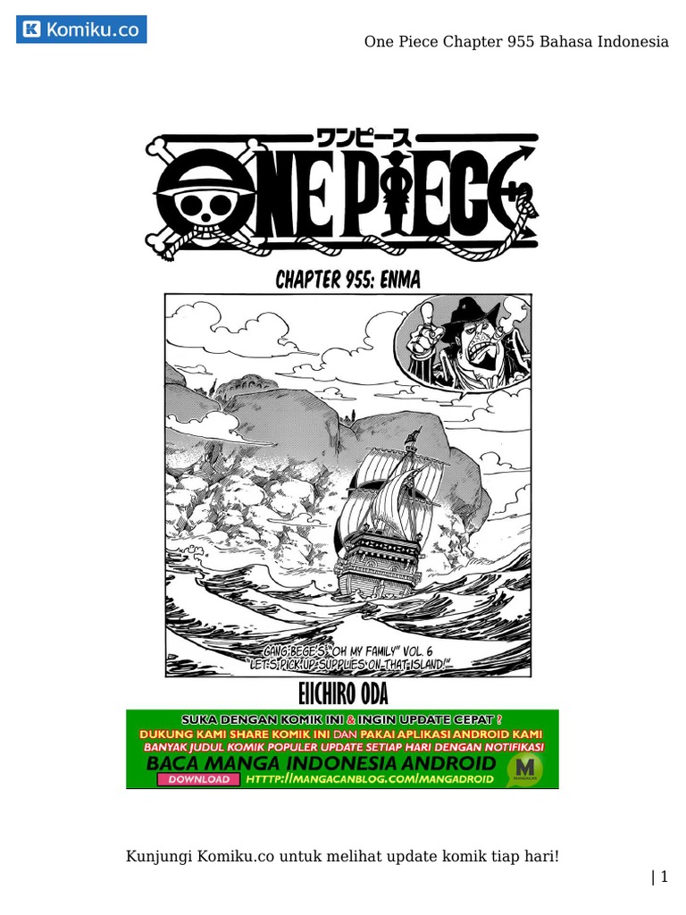 Komiku Co One Piece Chapter 955 Pdf Pdf