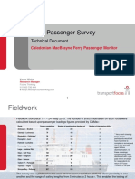 Ferry Passenger Survey: Technical Document
