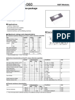 6MBI15GS-060: 600V / 15A 6 in One-Package