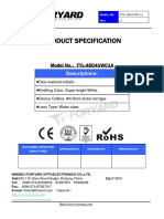 Product Specification: Model No. FYL-48D4UWC1A