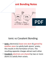 Ionic Vs Covalent Bonding