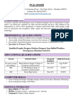 PUJA DOSHI Final CV Completed