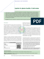 Ultrasound-Guided Injection For Plantar Fasciitis: A Brief Review