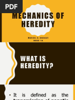 Mechanics of Heredity Uts