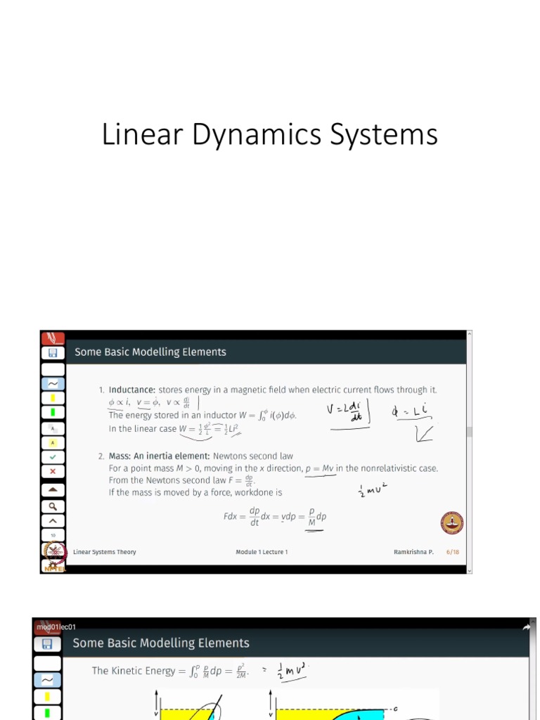 Linear Dynamic System | PDF
