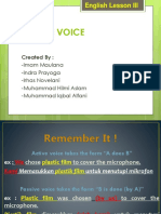 Passive Voice: Created by