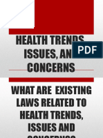 Health Laws and Concerns in the Philippines