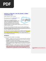 SalesForce Architecture - Case Study