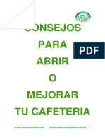 Consejos para Abrir o Mejorar Tu Cafeteria PDF