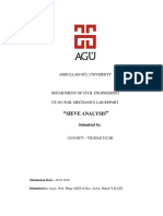 Sieve Analysis: Abdullah Gül University