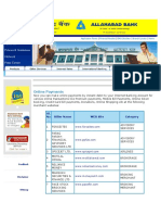 Allahabad Bank Online Payments Website List