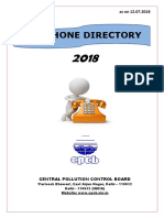 CPCB Telephone Directory 2018