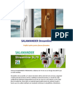 Caracteristici Tehnice Salamander Streamline Feronerie Maco Multimatic Tipuri de Sticla Termopan Salamander