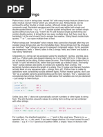 Python Strings: S S Len(s) S+