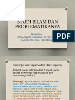 Bab 1 Studi Islam Dan Problematikanya