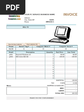 bill-format-computer-repair-service.xlsx