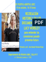 UdeC Recreación Lucy Worsley CARTEL