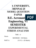 Anna University, Chennai 25: Model Question Paper